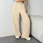 Drawstring Wide Leg Pants with Pockets -runwayfashionista.com