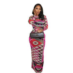 High Waist Perspective Dress
