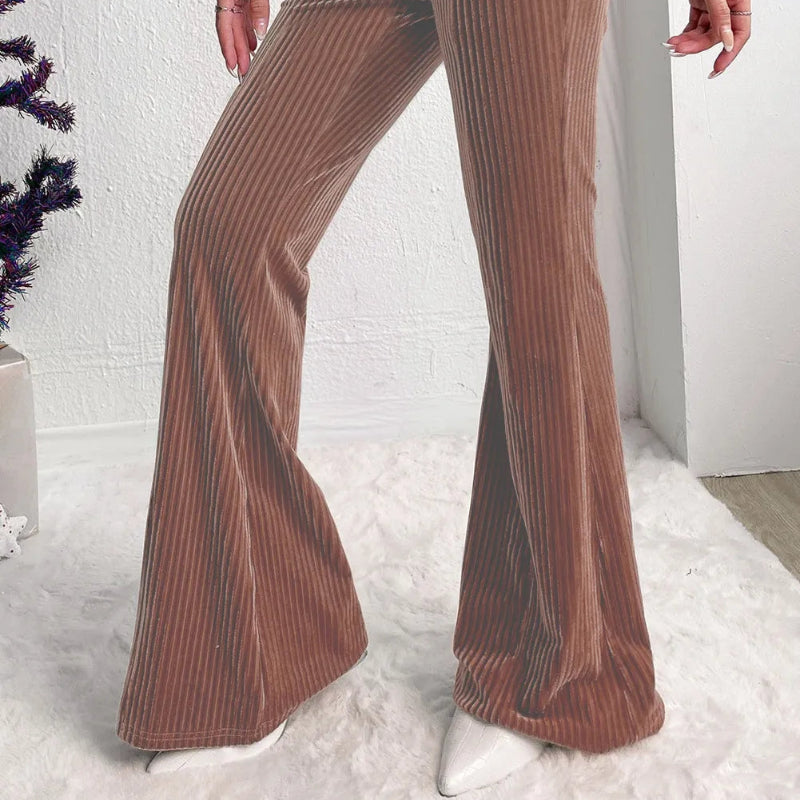 High Waist Bootcut Pants