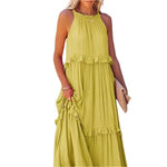 Lotus Leaf Edge Long Dress