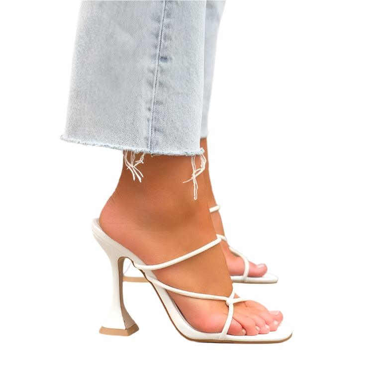 Square toe stiletto heels - runwayfashionista.com