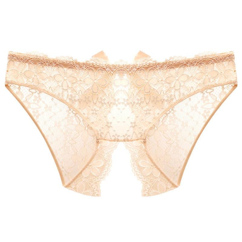 Crotch Opening Underwear Low Waist - runwayfashionista.com