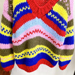 Long Sleeved Striped Sweater