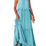 Lotus Leaf Edge Long Dress