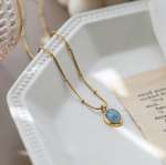 The Oval Aquamarine Pendant: A Timeless Essence of Modern Luxury