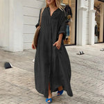 Long Sleeve Oversize Shirt Dresses