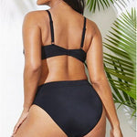 Own Your Look: Confident Plus Size Split Bikini