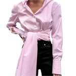 Lace Up Long Sleeved Shirt