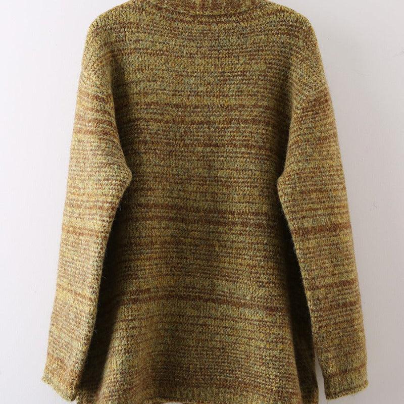 Loose and Lazy V-Neck Knitted Cardigan