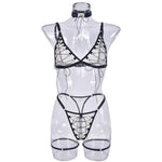 Complex Lacing Uniform Four Piece Set - runwayfashionista.com