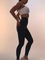 High waisted mesh yoga elastic tight leggings - runwayfashionista.com