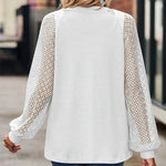 Button Up V-Neck Long Sleeve Outerwear - runwayfashionista.com