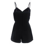 V - neck romper - runwayfashionista.com
