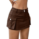 This low waist skirt hugs your hips with a sleek, slim fit that highlights your curves confidently.