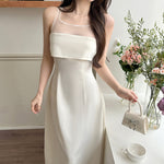 Mesh Cinch Midi Dress: Summer Edge & Elegance