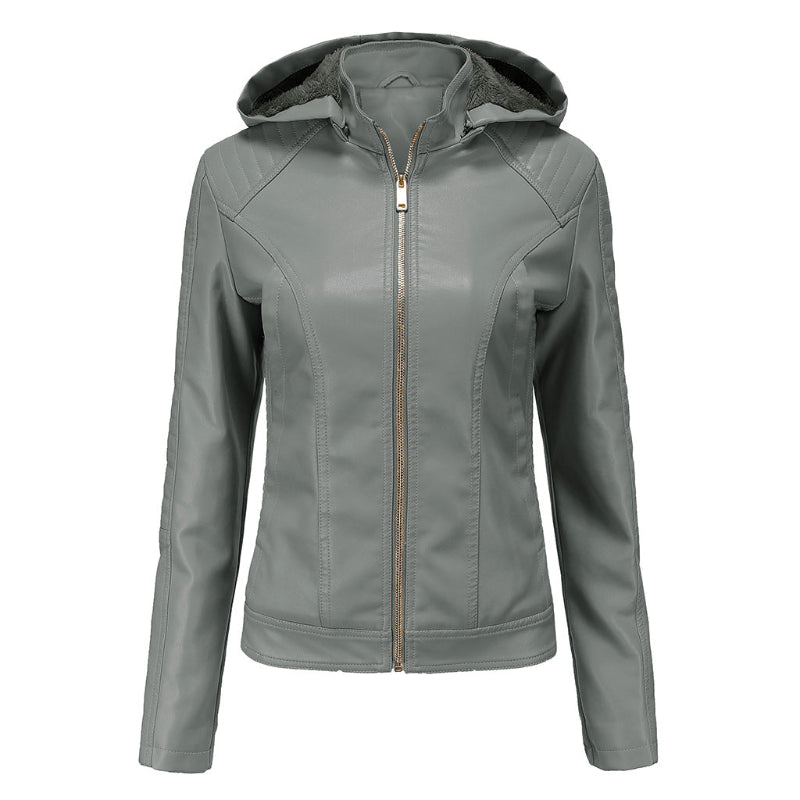 Gemini saidHooded Long Sleeved Jacket: The Ultimate Urban Essential - grey