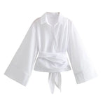 Vintage Elegant Luxury Blouses: Timeless Sophistication for the Modern Woman - White