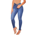 Low Waist Multi-Color Hip Lifting Slim Fit Women's Jeans - runwayfashionista.com