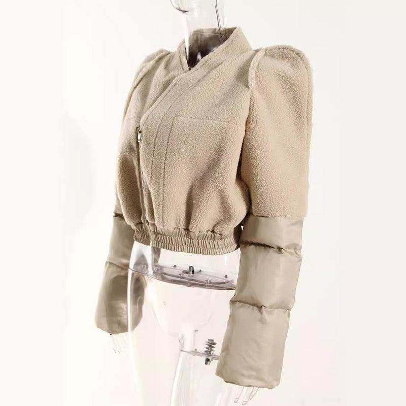 Flying Shoulder Cotton Jacket