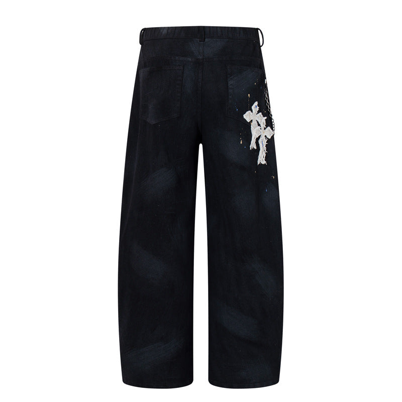 Straight Leg Hip-hop Loose Jeans Blog