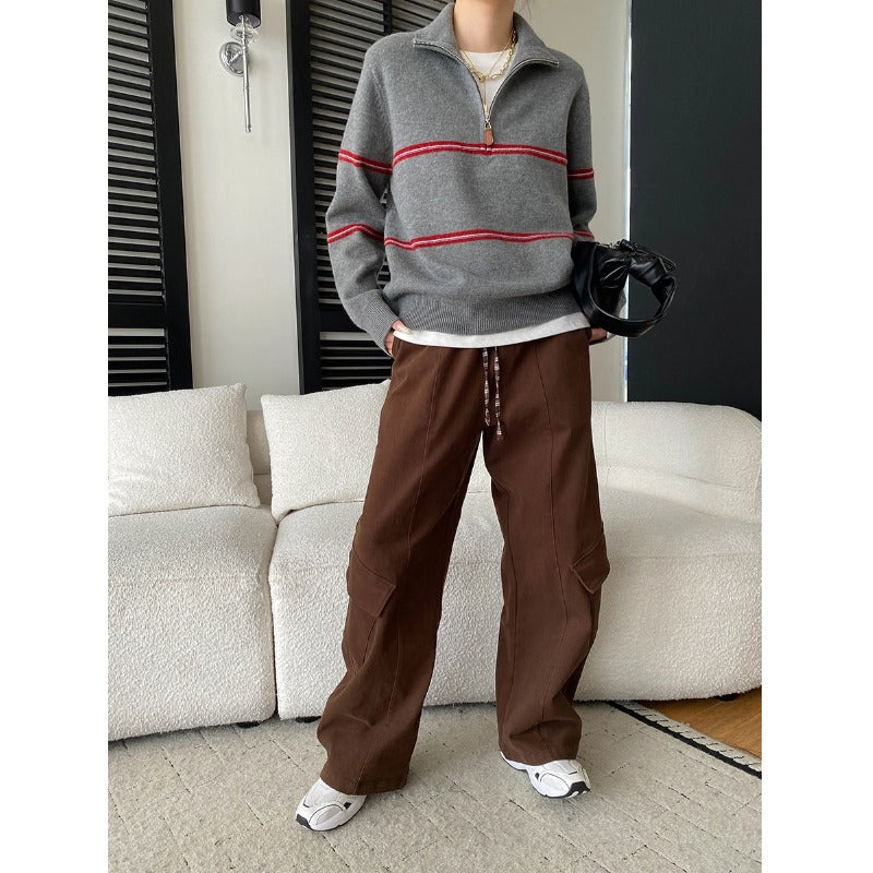 Bold Knit: The Half-Zip Commuter Sweater