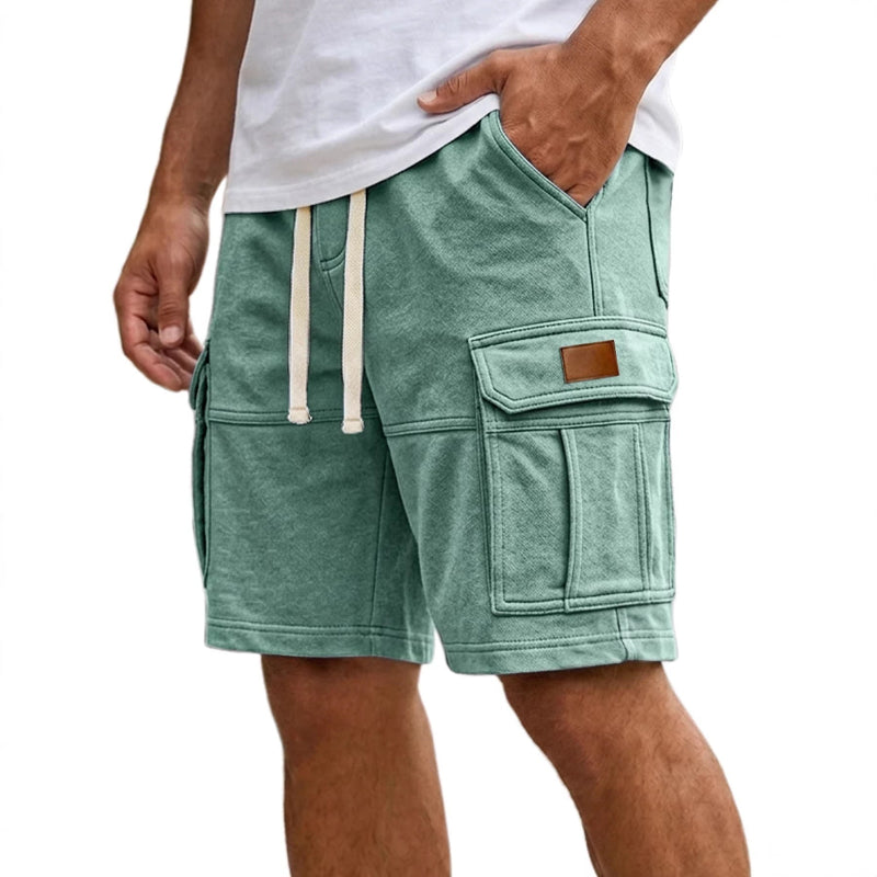 Cargo Shorts With Pockets - blue