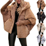 Chic Long Sleeve Hooded Jacket - brown