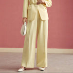 Elegant High-waisted Wide-leg Pants