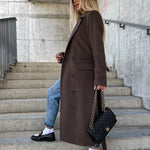 Long Sleeve Coat With Belt