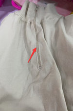 Stand Collar Zipper Sweater