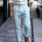 Breathable Casual Pants - light blue