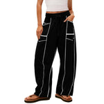Y2K Wide-leg Pants With Pockets