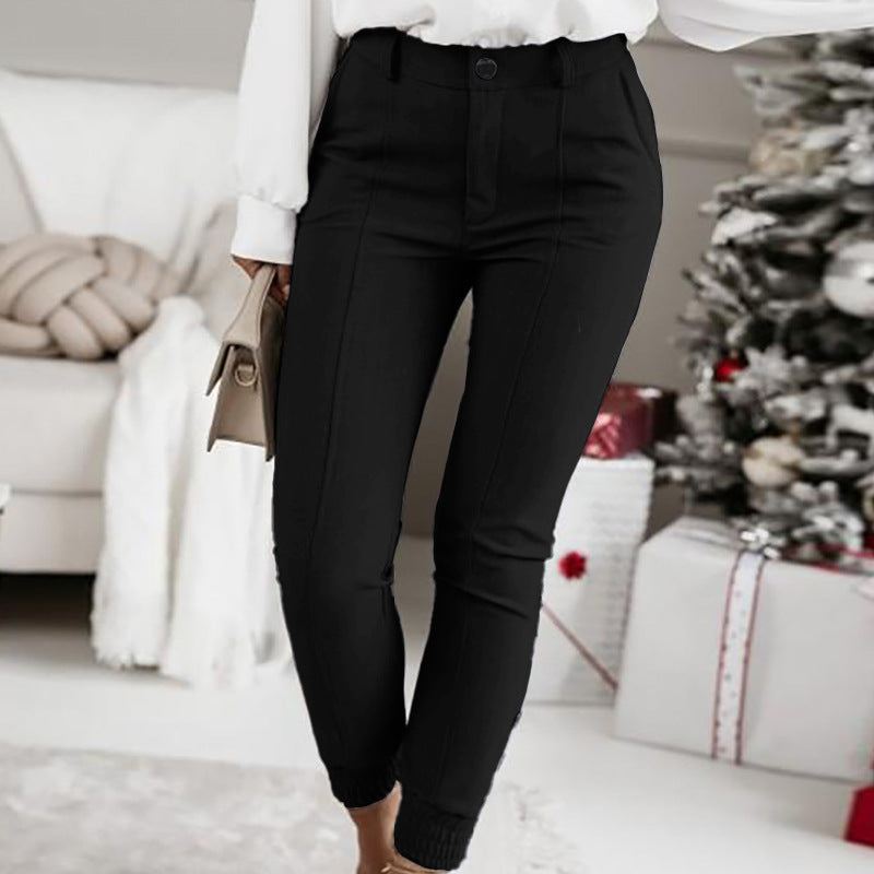 Ribbed Casual Trousers: Your New Go-To