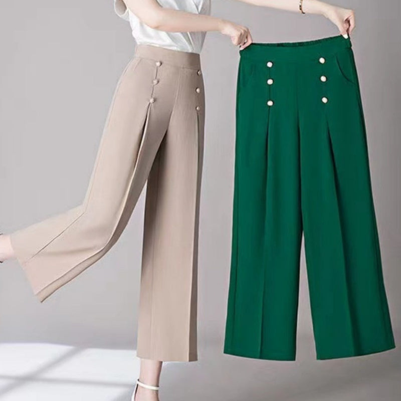 Chic High-Waisted Wide-Leg Pants