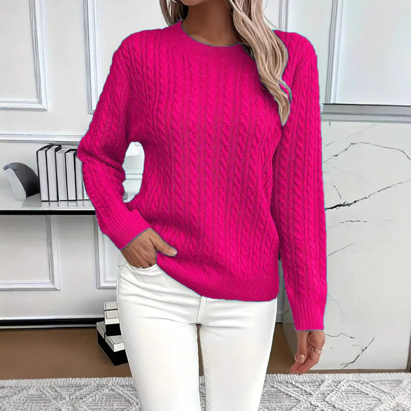 wist Round Neck Pullover Sweater