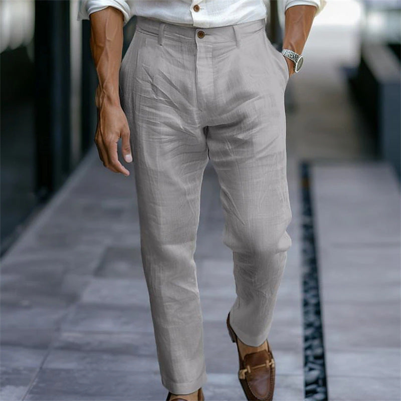 Breathable Casual Pants - grey