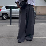 Casual High Waist Wide Leg Pants