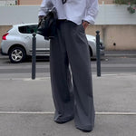 Casual High Waist Wide Leg Pants
