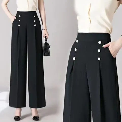 Chic High-Waisted Wide-Leg Pants