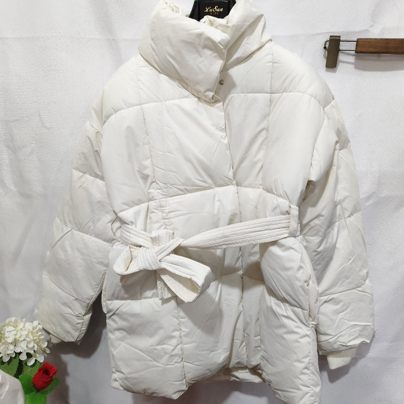 Women’s Thickened Winter Belted Long Jacket