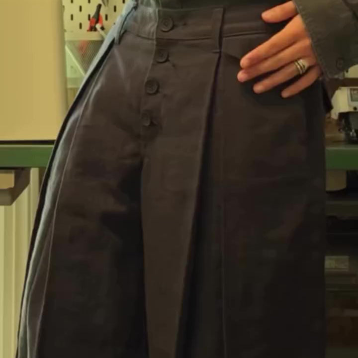 Casual Linen Wide-leg Pants