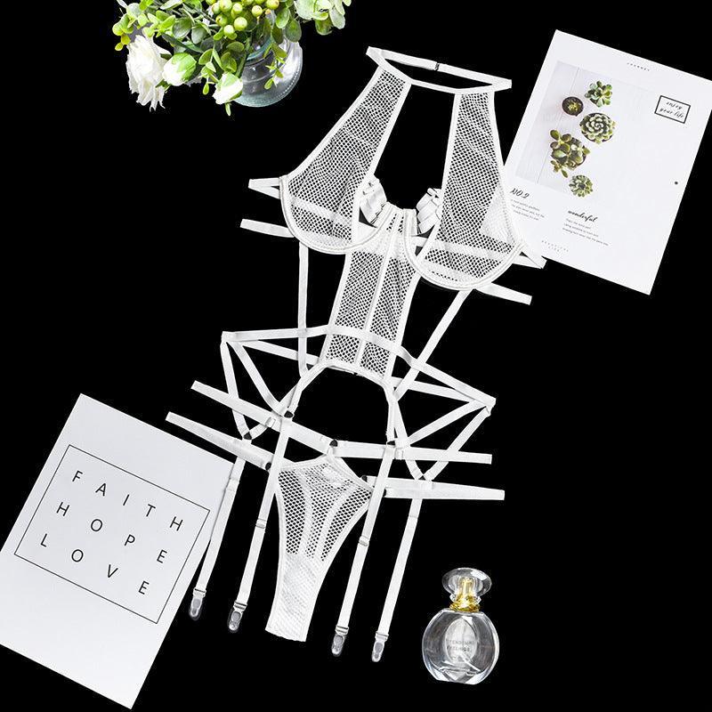 Lace Perspective Slim Sling Sexy Bodysuit - runwayfashionista.com