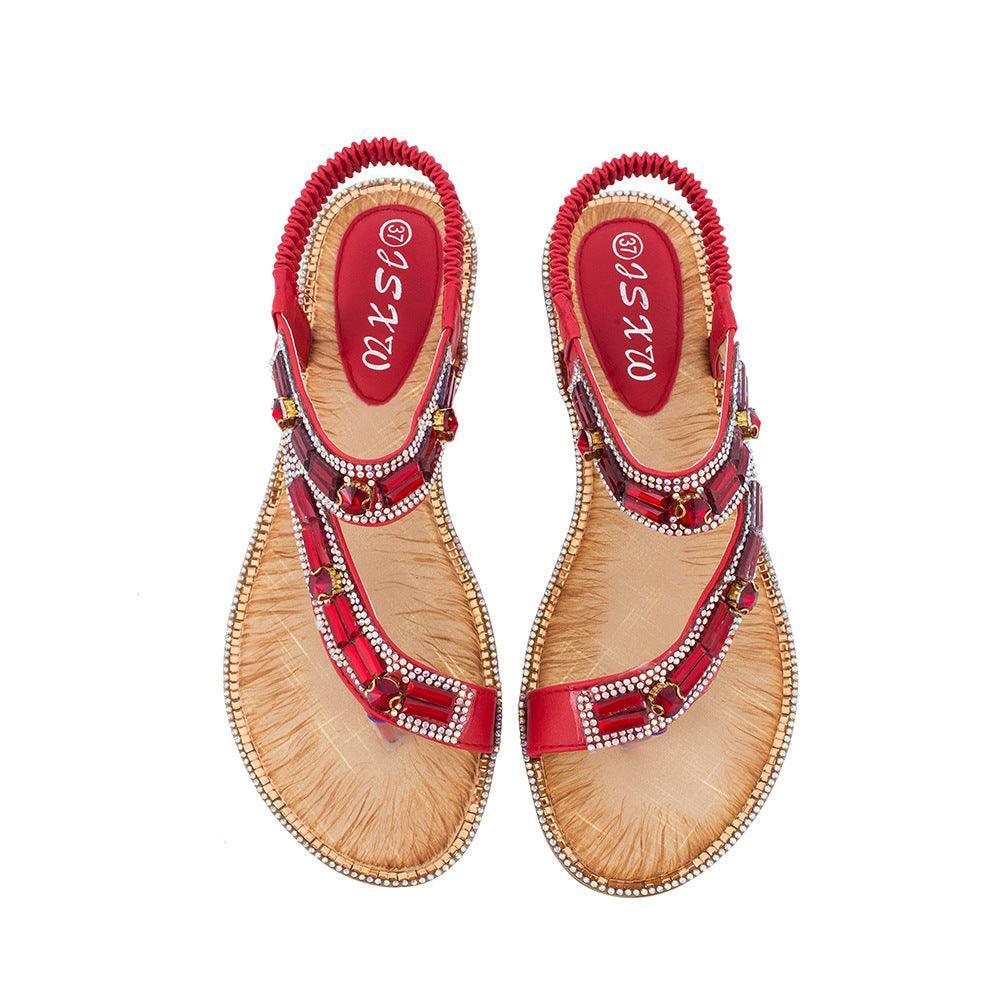 Boho Women's Plaid Flats - runwayfashionista.com