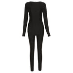High Waist Slim Bodysuit - runwayfashionista.com