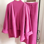 Three Piece Leisure Celebrity Fashion Suit - runwayfashionista.com