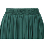 Solid Chiffon Wide Leg Pants - runwayfashionista.com