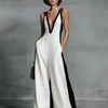 How to Style the V-Neck Wide-Leg Strappy Jumpsuit