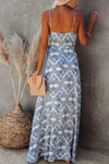 Maxi Impact: Stepping Out in a Printed Tied Maxi Cami Dress