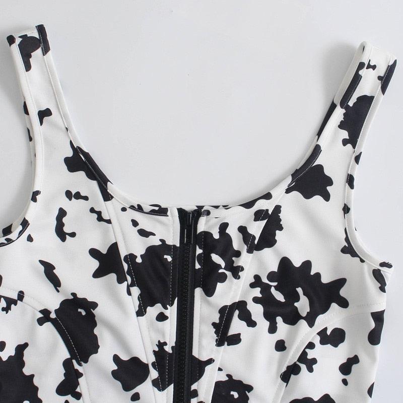 High Street Flower Point Cropped Top