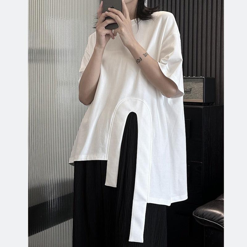 Irregular Short Sleeved Top